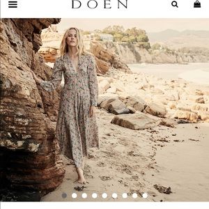 Dôen Charlston dress. Color cream ladybird.